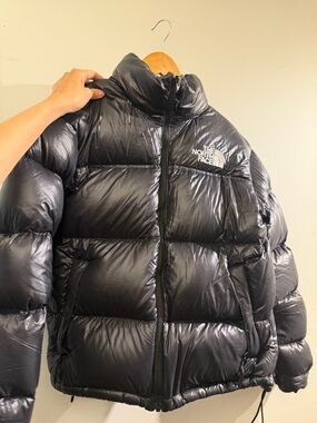 North Face Puffer 
Black 1996 Retro Shine Nuptse Down Jacket